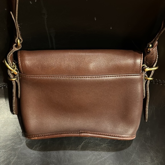 COACH 9801 Legacy Equestrian Brown Glove Leather Bag - Picture 5 of 7